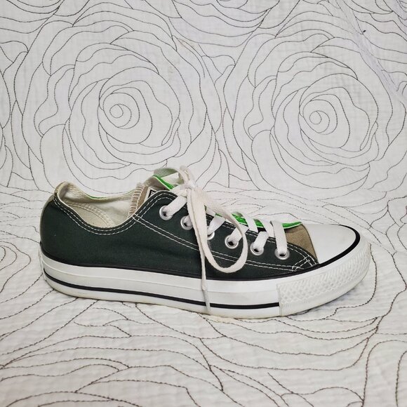 *RARE* Sample CONVERSE Green Two Toned Low Top - Picture 7 of 12